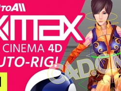 C4D角色绑定插件神器 3dtoall IKMAX v1.6 for Cinema 4D