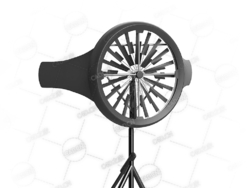 小型风力涡轮机电扇C4D模型下载small_wind_turbine