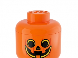 乐高南瓜形收纳盒L号储物盒3D模型素材下载Lego Storage Head L Pumpkin by Lego