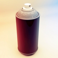 喷雾瓶3D模型 Spray Can Model Template 4 Cinema 4D