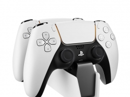 索尼品牌PlayStation 5手柄充电座3D模型素材下载PlayStation 5 DualSense Charging St