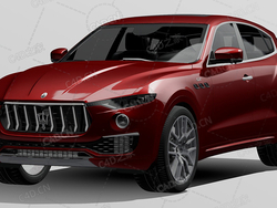 玛莎拉蒂levante-gt混合动力新能源汽车2022款C4D汽车模型下载
