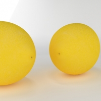 柠檬C4D模型 lemon