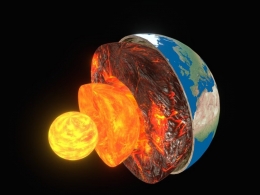 高精度地球内部结构全分层三维模型含真实贴图材质兼容多平台支持教学与科幻展示下载earth-core