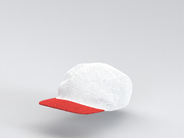 服饰模型：嘻哈五片平檐帽子