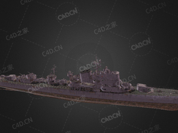 瑞典海军厄兰级驱逐舰一型火炮驱逐舰C4D模型下载Oland 3d model