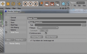 C4D自动保存视频后期效果插件（WIN/MAC C4DR14-R16）Smart Save 1.0
