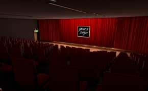 电影院/剧院大型场景C4D模型 Cinema 3D model