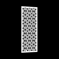 [中式窗花模型]窗格雕花3D模型 007