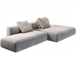 舒适模块沙发2号 (组合沙发)3D模型素材下载Cosy Modular Sofa 2 by MDF Italia