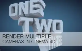 C4D多摄像机动画渲染教程 How to Render Multiple Cameras
