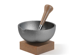 捣蒜臼研磨工具C4D模型下载