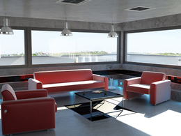 C4D时尚休闲室 接待室 会客室模型 Parlor 3d model