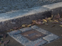 正方形的道路井盖C4D VRAY模型 manhole cover