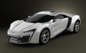 跑车C4D模型 Lykan Hypersport 2012