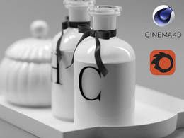 C4D Corona水壶瓶子模型 H C Tray