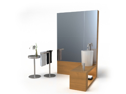 洗手台C4D模型 -030 bathroom 3d model