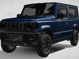 铃木吉姆尼长轴距越野车2022款C4D汽车模型下载