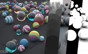 C4D FOR VRAY多通道渲染教程 Multipass rendering in VrayForC4d