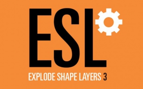 [AE脚本]图形层解组合并脚本 Aescripts Explode Shape Layers V3.2 + 使用教程