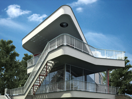 C4D室外建筑渲染 别墅渲染模型 Villa c4d for vray 3d model