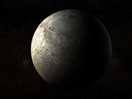 月球C4D模型 Moon 3d model
