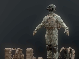 军人作战服迷彩全套装备3D模型 SOLDIER complete Pack 3D model