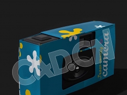 C4D一次性照相机模型 Disposable-Camera 3d model