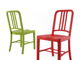 海军椅经典座椅（Emeco品牌）3D模型素材下载Navy Chair by Emeco