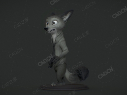 疯狂动物城狐狸尼克卡通角色 nick-wilde-figurine