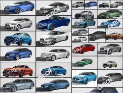 36辆宝马汽车2019-2022款车型模型合集BMW Car Collection