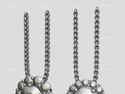 宝石吊坠C4D模型ChapelHills WroboleskyPndtChc