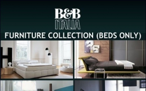 意大利时尚简约床3D模型 B & B Italia Furniture Collection (Beds Only)
