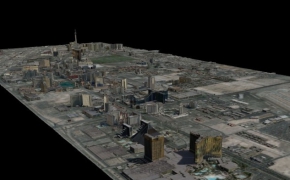 拉斯维加斯城市建筑群C4D模型 Las Vegas 3D model
