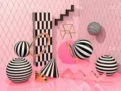 C4D创意抽象几何图形教程 Geometric Shapes in Cinema 4D: Create Your Own 3D World