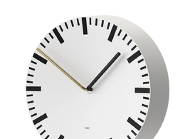 极简白色挂钟壁挂时钟3D模型素材下载Analog White Wall Clock by Hay