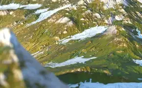 三维山脉场景