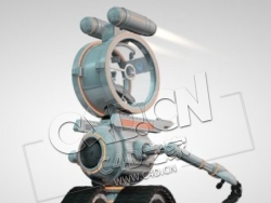 带驾驶舱的机器人 Robot With 04 Cockpit