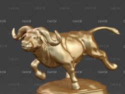 金牛雕塑 奔跑的牛 牛气冲天 水牛雕塑 公牛雕塑 Cattle sculpture