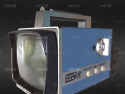 老款监视器C4D模型 Monitor