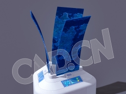C4D智慧城市未来城市数字控制台模型