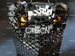 C4D酷炫方块循环动画工程