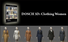 女性服装模型3D模型合集 Clothing Women by Asmodeus