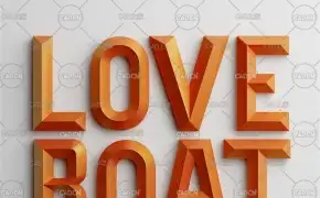 26个字母立体雕刻文字C4D工程文件 3D TYPEFACE