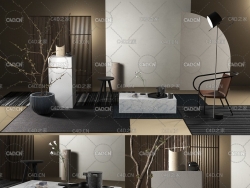 C4D室内模型：茶室模型 CGTrader – BeInspiration 38 3D models