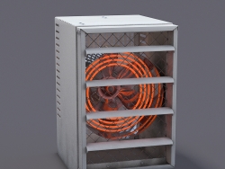 车库加热器C4D模型 Garage-Heater