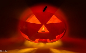 万圣节南瓜灯C4D模型 Pumpkin 3d model