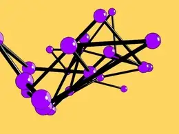 C4D使用XP粒子原子拉伸动画工程molecules_final