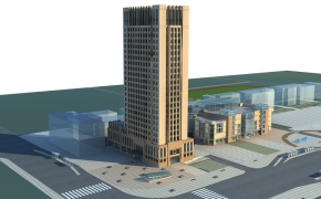 237套办公大楼3D模型合集 Office building 3D model