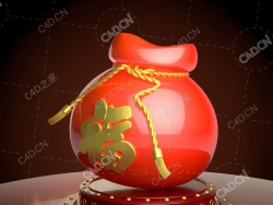 又是一年新春到给大家送个福袋模型